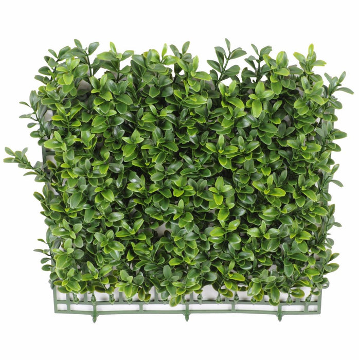 Kunstig Buksbom Planteplade 25X25Cm UV-Resistent