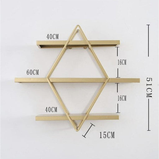 Planteholder Skandinavisk Rhombus Væghylde
