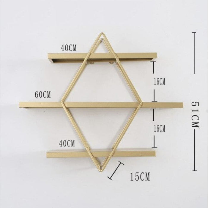 Planteholder Skandinavisk Rhombus Væghylde