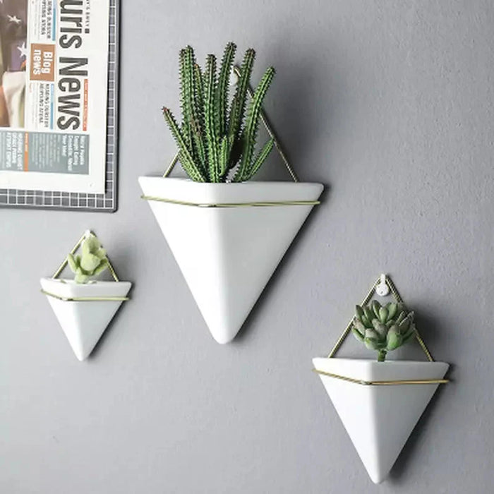 Geometrisk Dekorativ Væg Blomsterpotte