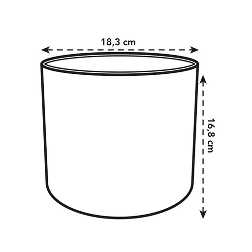 Genanvendelig Plast Urtepotte B. Til Blød