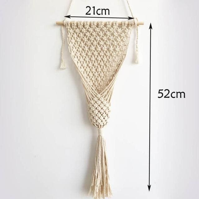 Hængende Urtepotte Macrame Pottedæksel
