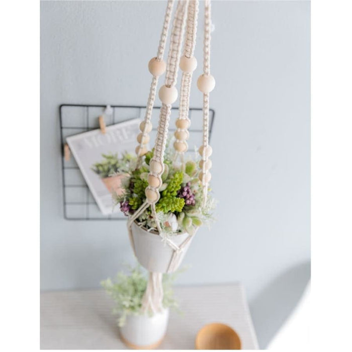 Original Macramé Hængende Urtepotte