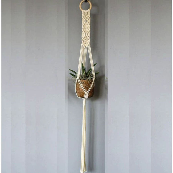 Hængende Urtepotte Macrame Pot