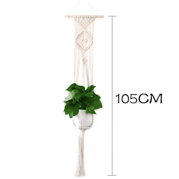 Hængende Urtepotte Macramé Plantestøtte