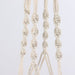 Hængende Urtepotte Hvid Macramé Suspension