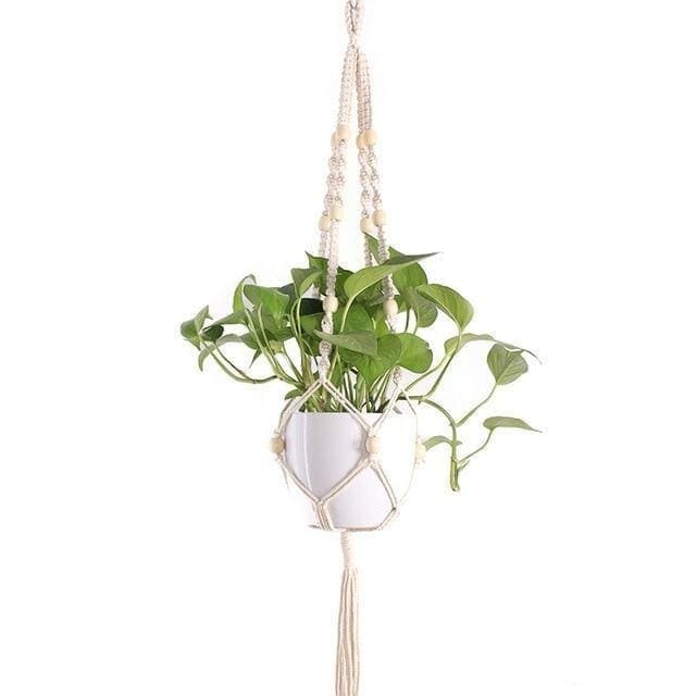 Hængende Urtepotte Vintage Macramé Suspension