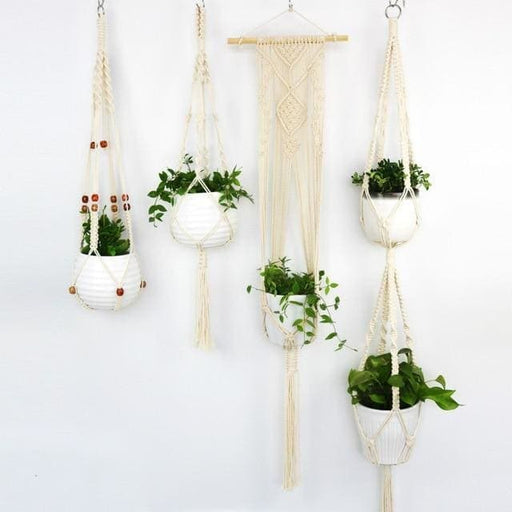 Hængende Urtepotte Suspension Macramé Urtepotte