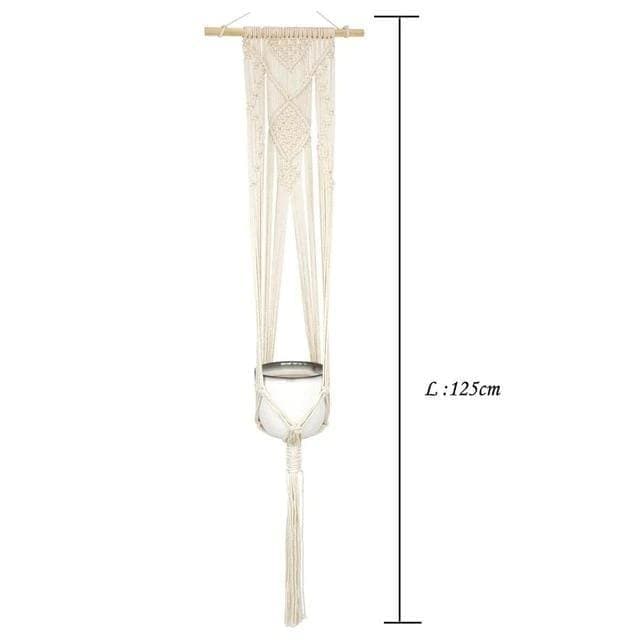 Hængende Urtepotte Suspension Macramé Urtepotte