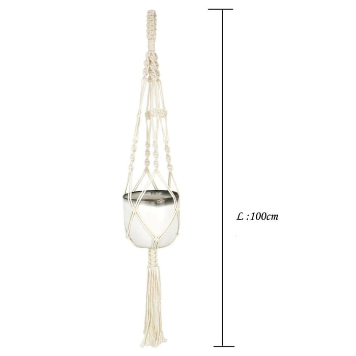 Hængende Urtepotte Suspension Macramé Urtepotte