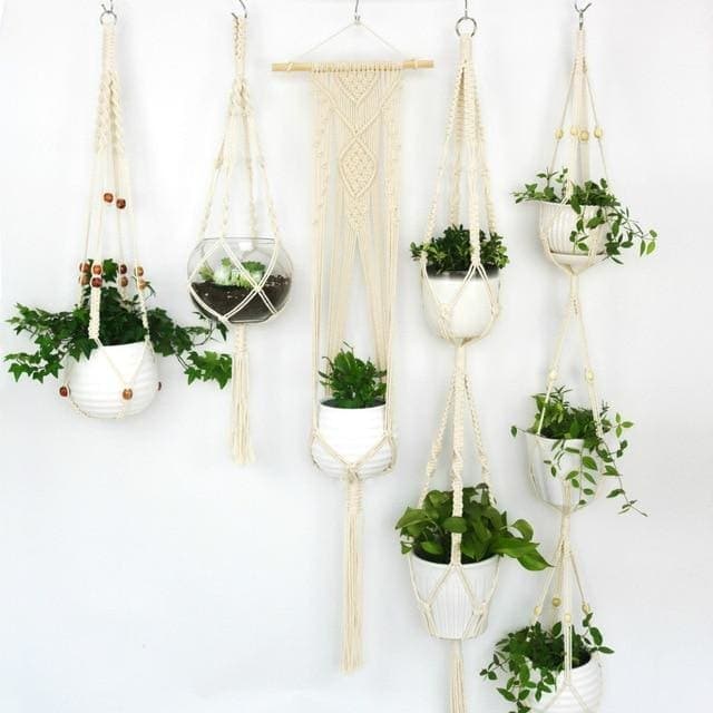 Hængende Urtepotte Suspension Macramé Urtepotte