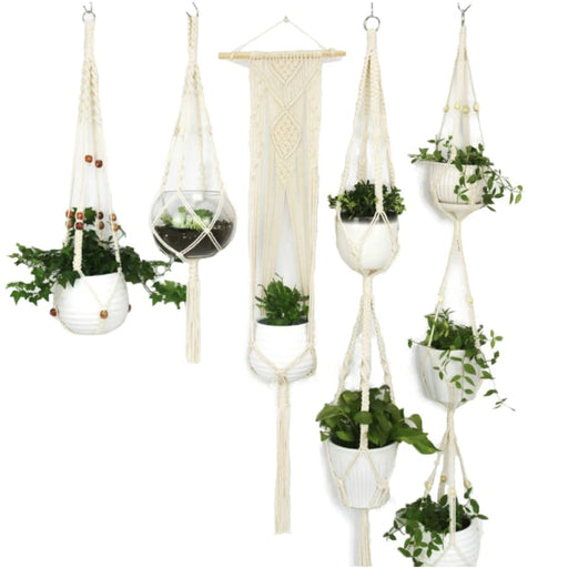 Hængende Urtepotte Suspension Macramé Urtepotte