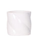 Hvid Candy Dekorativ Pot