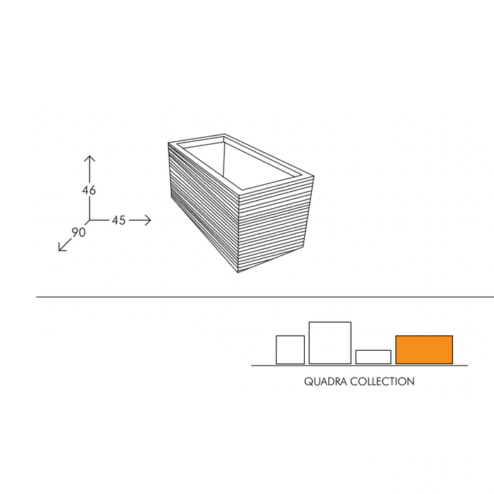 Quadra Cubic Udendørs Gryde