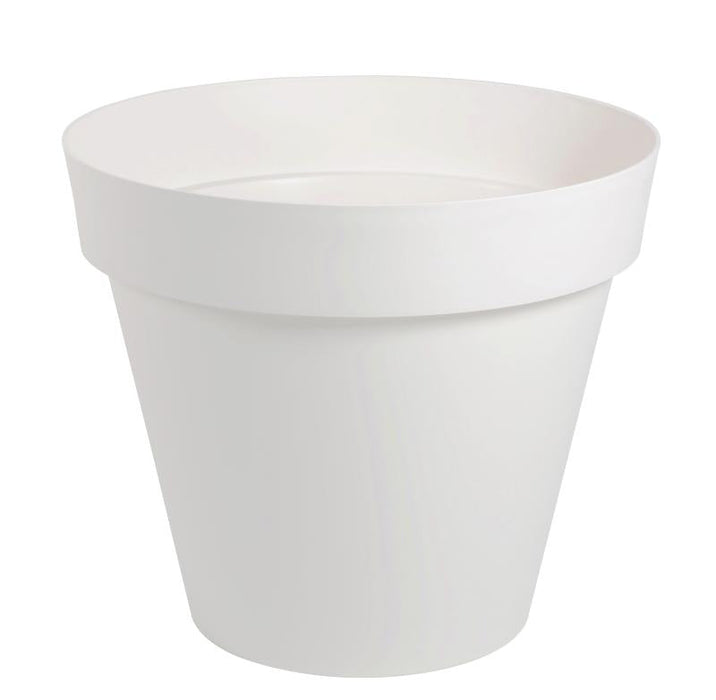 Rund Urtepotte 80Cm Hvid Toscana Eda Plastiques