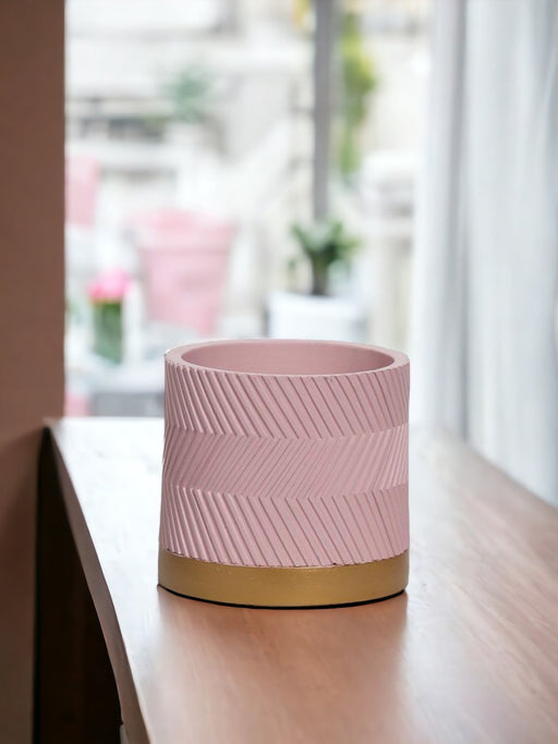 Pot Groovy Pink Mat D13
