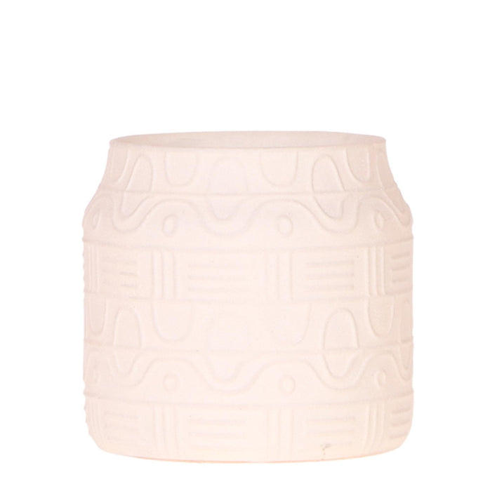 Antik Elfenben Hyroglyph Pot