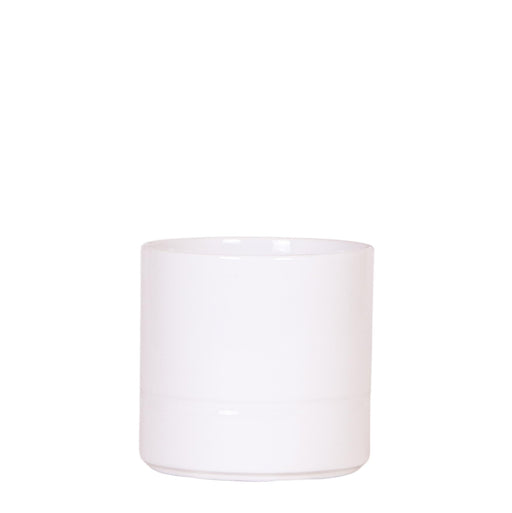 Hvid Pastel Pot - Subtil Elegance