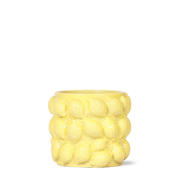 Gul Keramisk Citrus Pot