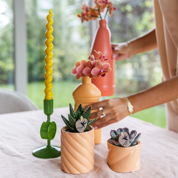 Candy Dekorative Pot - Fersken