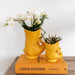 Orange Keramisk Fisk Dekorativ Pot