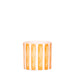 Malet Stripe Dekorativ Potte - Orange