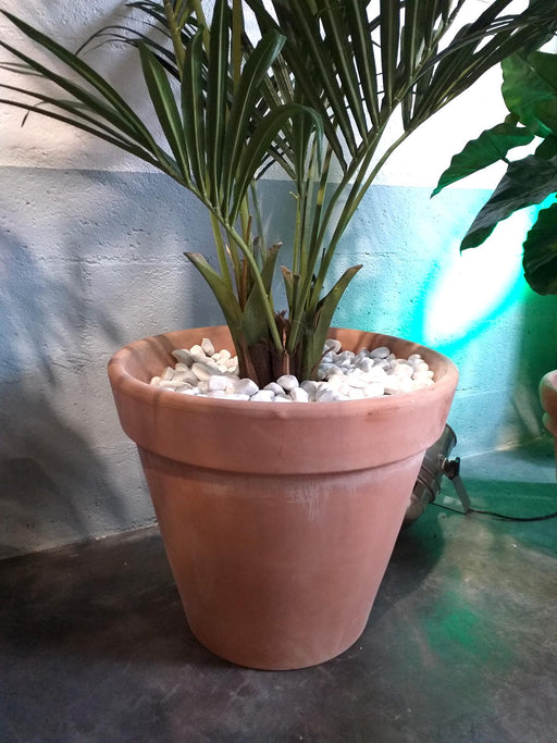 Italiensk Keramik Graffiato Terracotta Ø48Cm