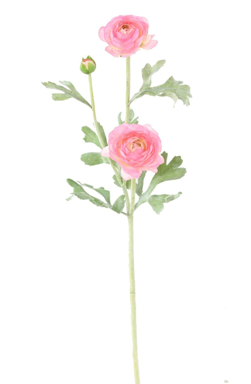 Kunstig Ranunculus Pink 53Cm Til Dekoration