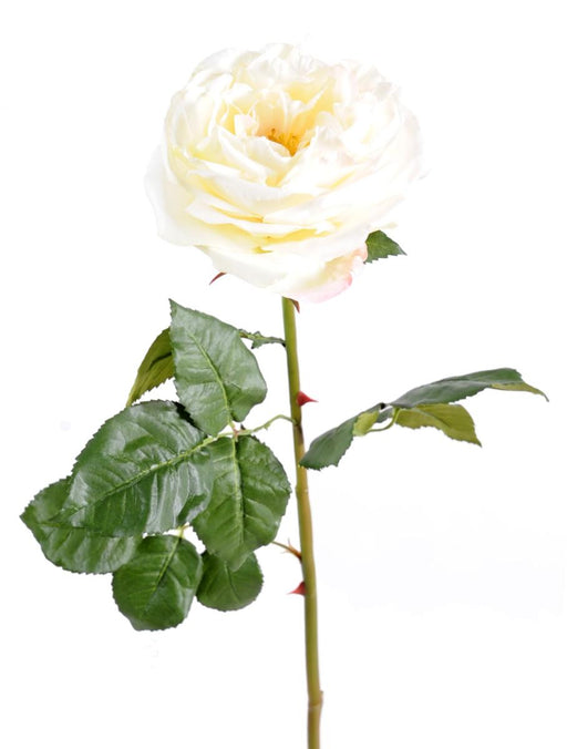 Kunstig Cremerose 85 Cm Dekorativ Blomst
