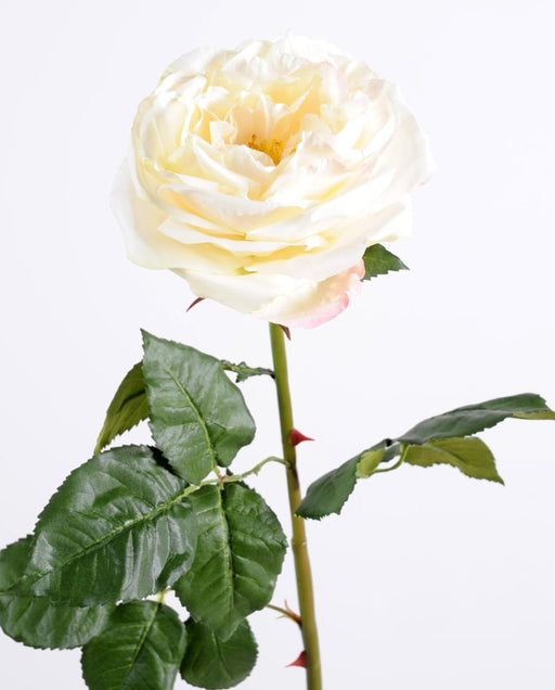 Kunstig Cremerose 85 Cm Dekorativ Blomst