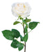 Kunstig Rose Indvendig Dekoration H.66Cm Hvid