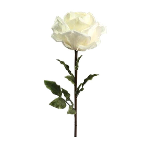 Kæmpe Hvid Kunstig Rose 108 Cm Interiør Dekoration