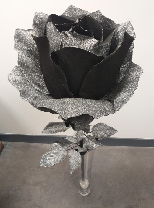 Kæmpe Sort Kunstig Rose Boligindretning