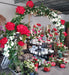 Kæmpe Kunstig Rose Rød 170 Cm Interiør Dekoration
