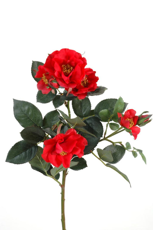 Kunstig Rose Mandy 45Cm Rød Natural Touch