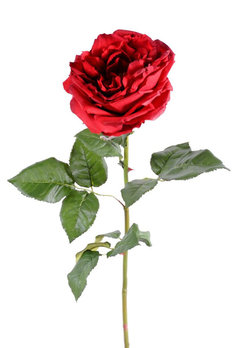 Kunstig Rose Rød 85 Cm Blomsterdekoration