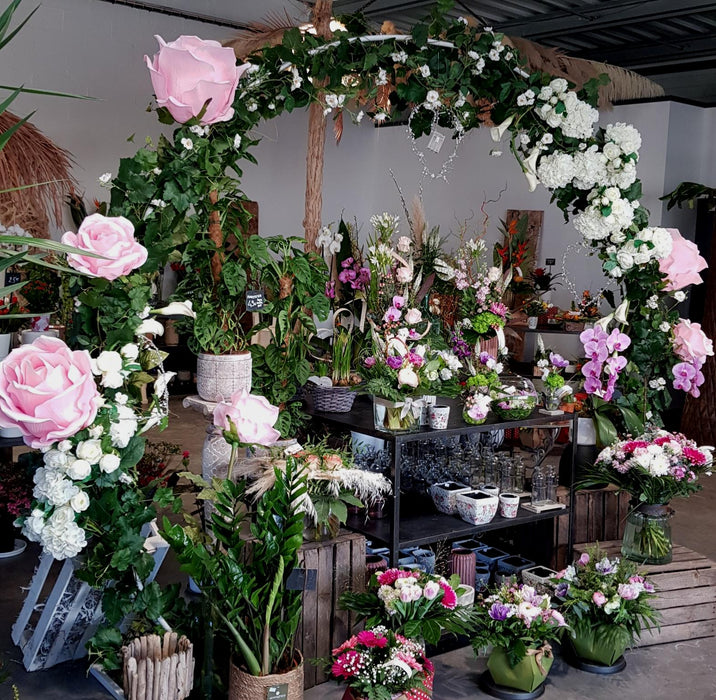 Kunstig Giant Rose 125 Cm Indvendig Dekoration