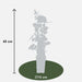 Rød, Lyserød, Hvid Rosenbusk - Sæt Med 3 - ↨65 Cm - Ø15 - Blomstrende Udendørs Plante