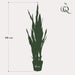 Sanseveria Sort Koral Kunstig Plante - H97Cm, Ø12Cm