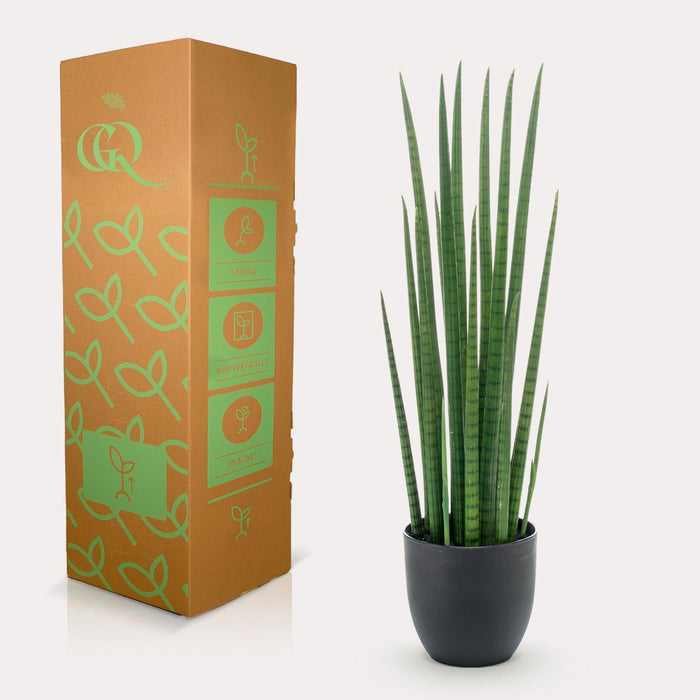 Sansevieria Cylindrica Kunstig Plante - H70Cm, Ø12Cm