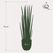 Sansevieria Cylindrica Kunstig Plante - H70Cm, Ø12Cm