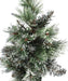 Kunstig Mini Finley Frosted Gran Tree 45Cm Grøn Hvid