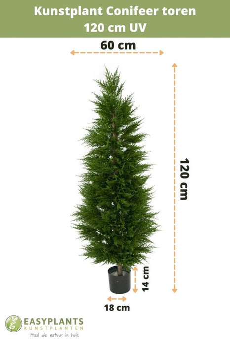 Potted Gran - Kunstigt Nåletræ