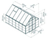 Balance Drivhus 9 M²