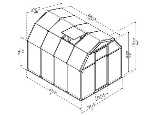 Eco Grow Drivhus 5,3 M²