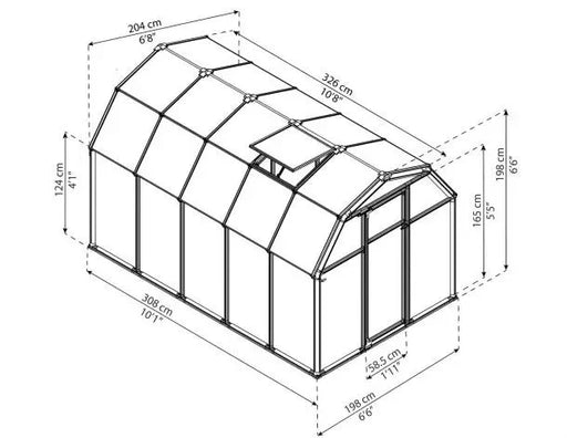 Eco Grow Drivhus 6,5 M²