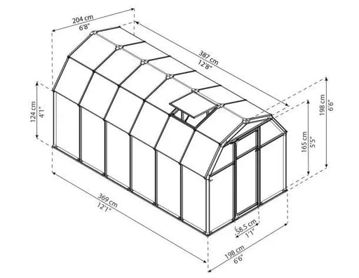 Eco Grow Drivhus 7,8 M²