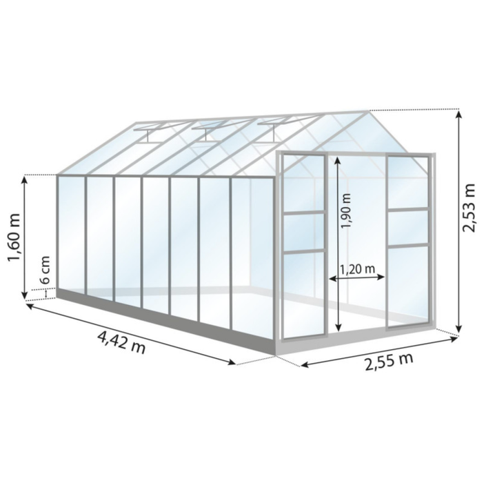Laurus Drivhus 11,3M²