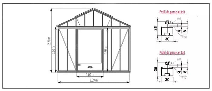 Luxia Drivhus 11,80M²