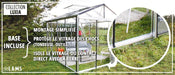 Luxia Drivhus 11,80M²